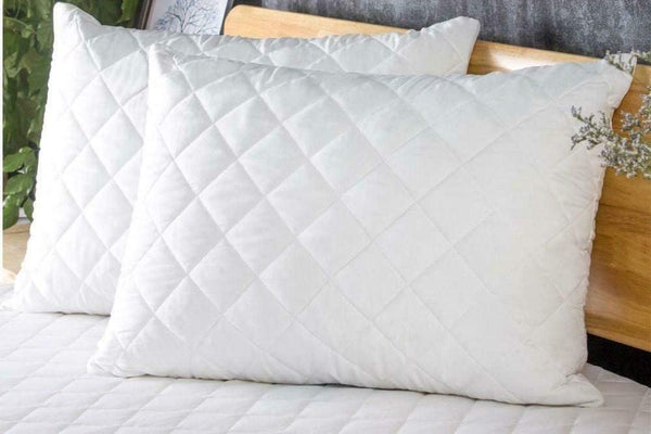 Pack of 2 Extra Filled Bounce Back Hollowfiber Quilt Pillows