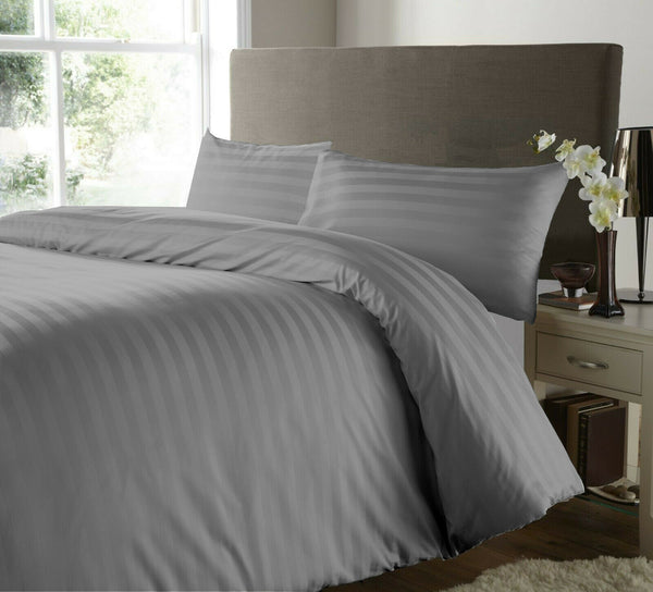 Premium Egyptian Cotton Strip Duvet Cover with Pillowcases freeshipping - MK Home Textile