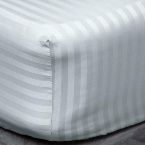 Stripes Premium Fitted Sheet Egyptian Cotton freeshipping - MK Home Textile