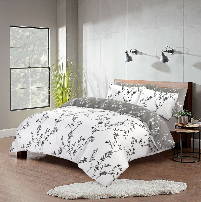 Daisy Printed Duvet Cover 100% Cotton Bedding