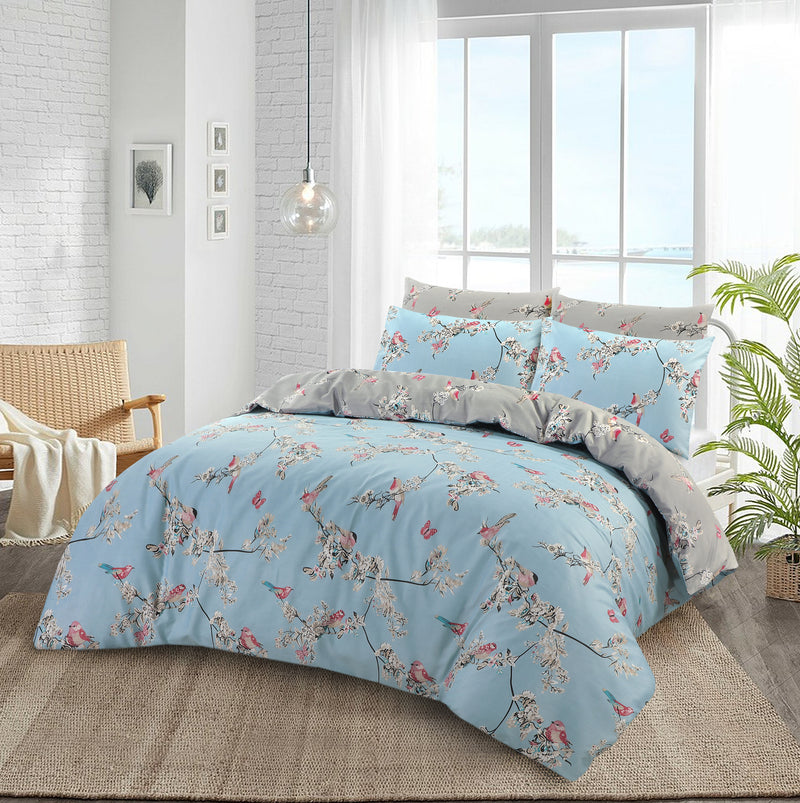 Beautiful Bird Printed Duvet Cover 100% Cotton Bedding