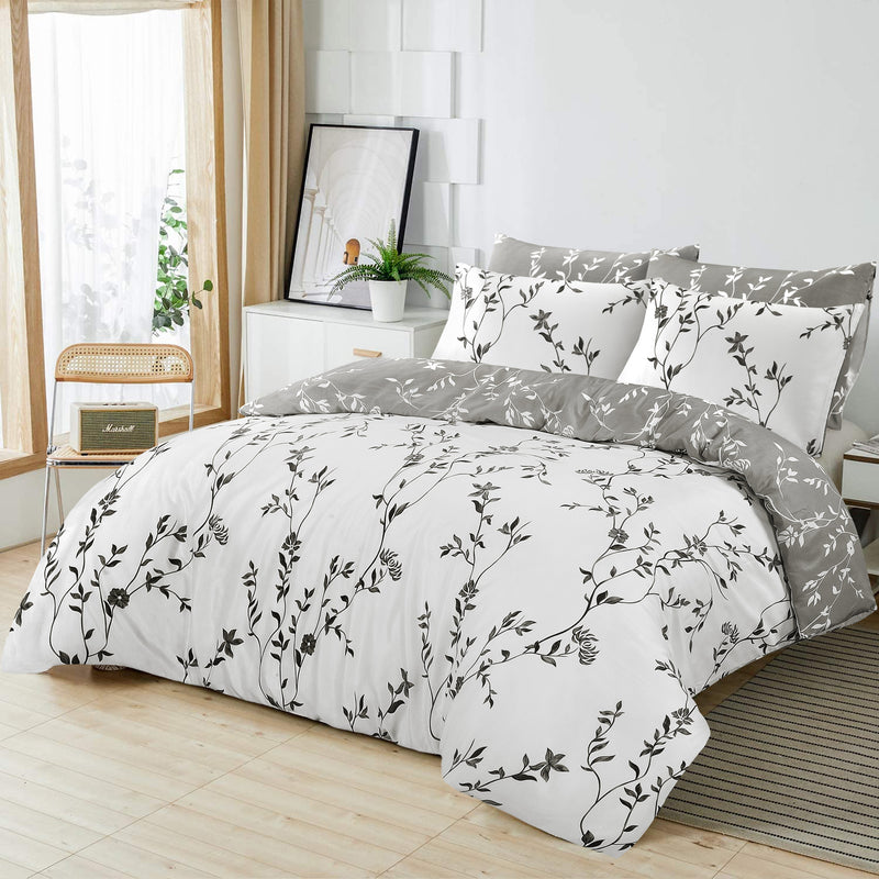 Daisy Printed Duvet Cover 100% Cotton Bedding