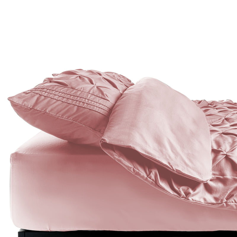 Deluxe Pleated Duvet Cover with Pillowcases