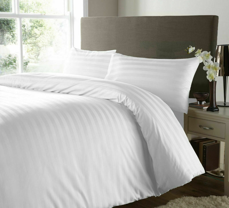 Premium Egyptian Cotton Strip Duvet Cover with Pillowcases freeshipping - MK Home Textile