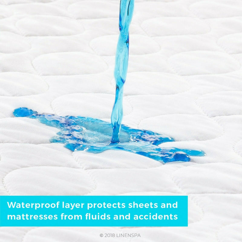 Quilted Waterproof Mattress Protector freeshipping - MK Home Textile